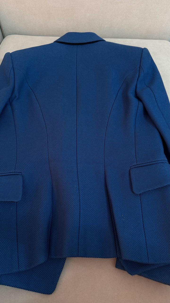 Синий пиджак Balmain