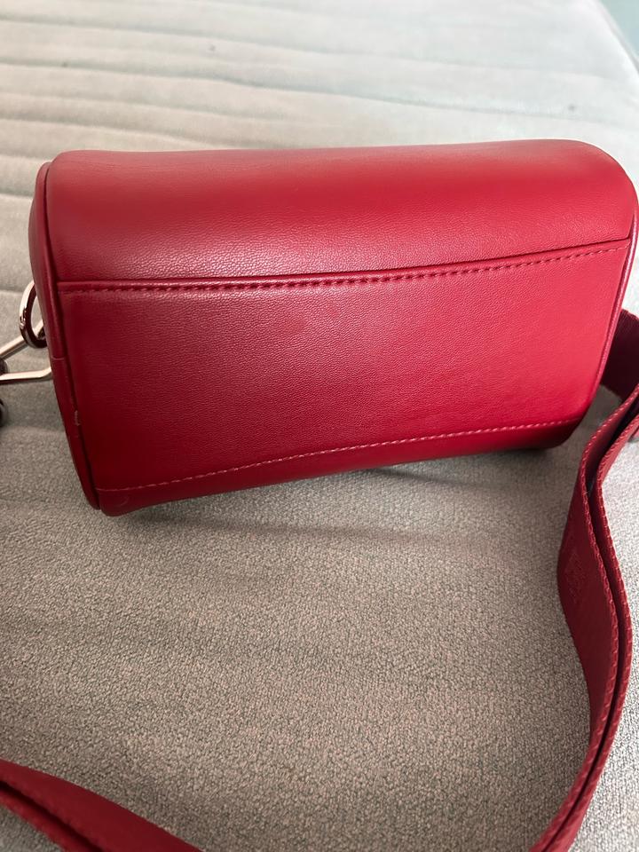 Сумка Lacoste темно красная