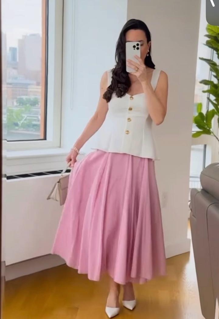 Стильная юбка Zara 100% хлопок L