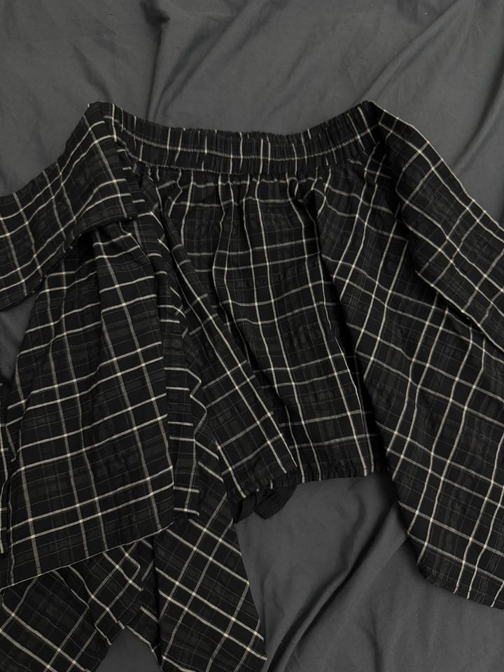 Юбка рубашка с шортами