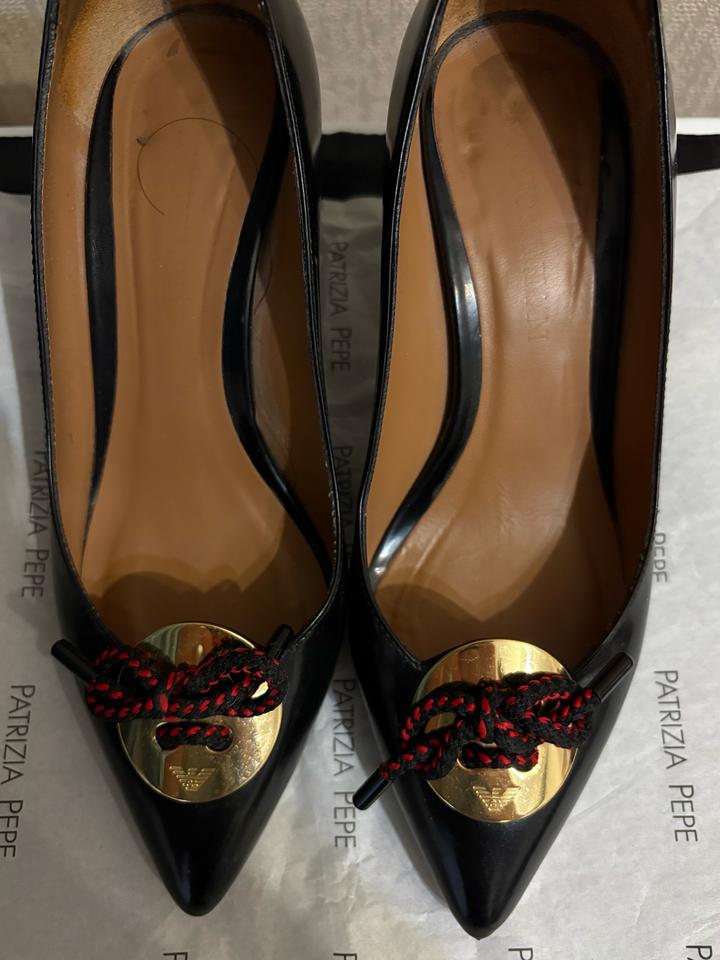 Черные туфли Emporio Armani