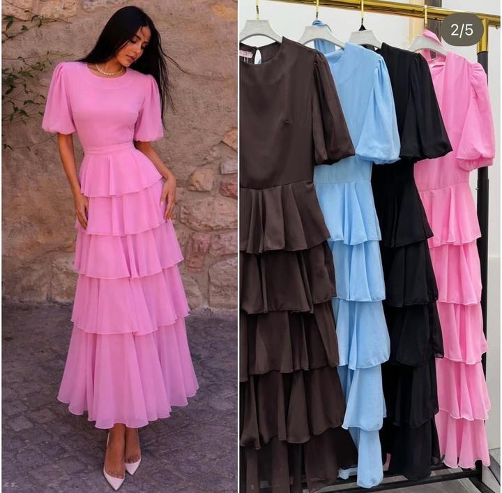 Новое розовое платье