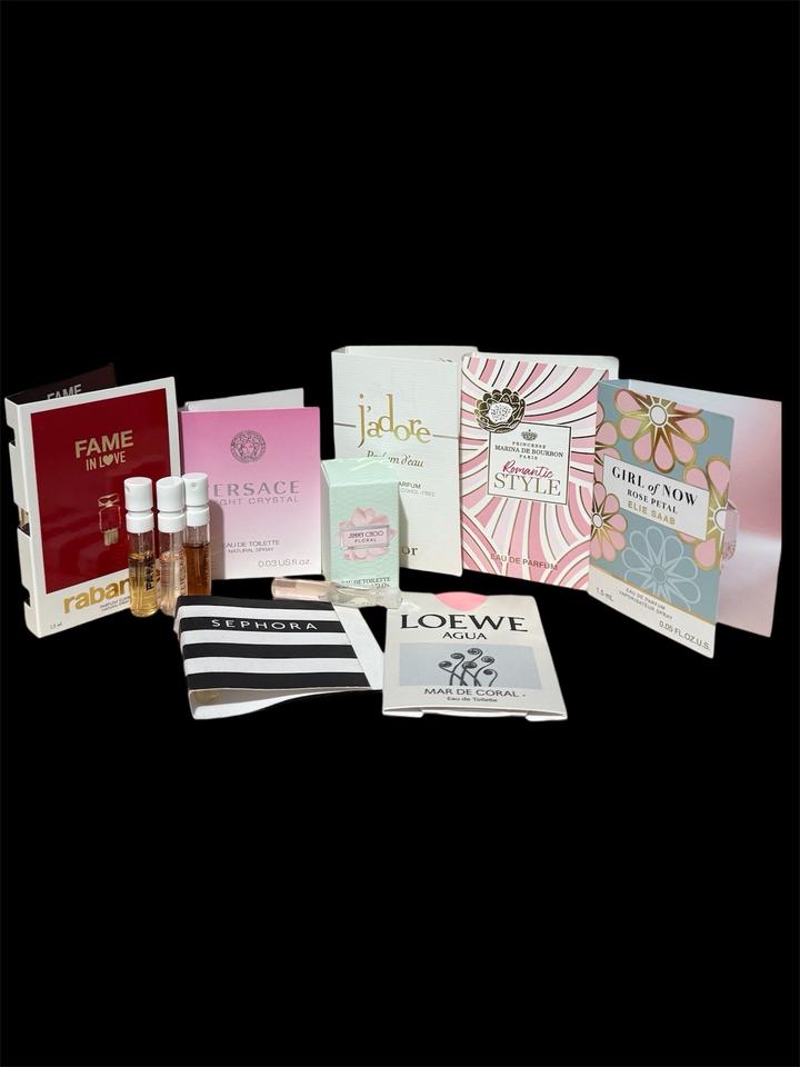 Набор пробников духов Dior, Versace, Rabanne