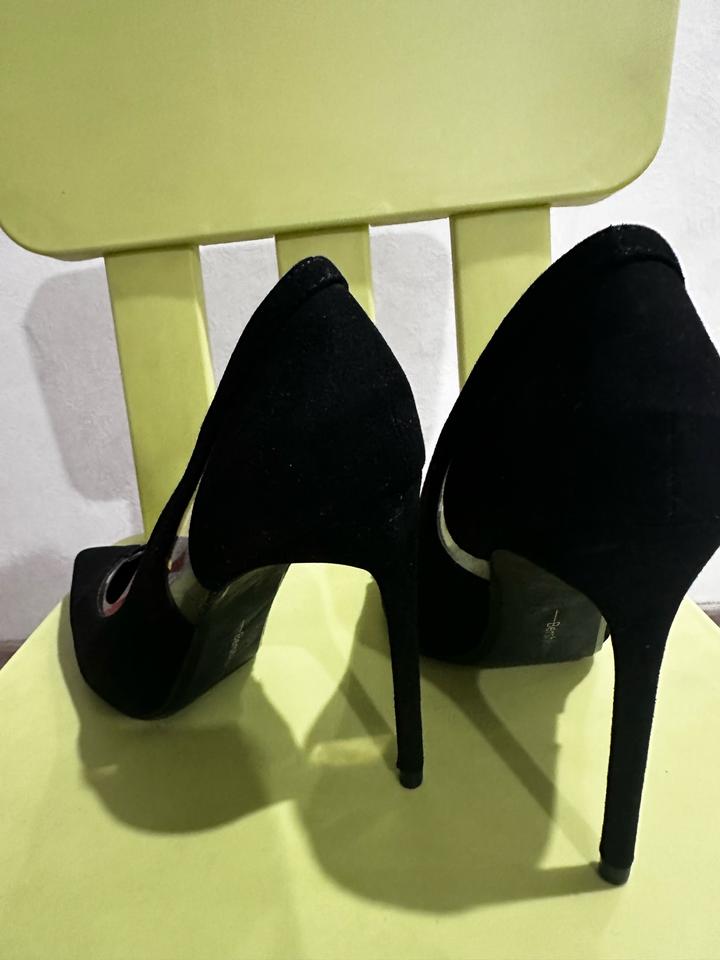 туфли черные Bershka