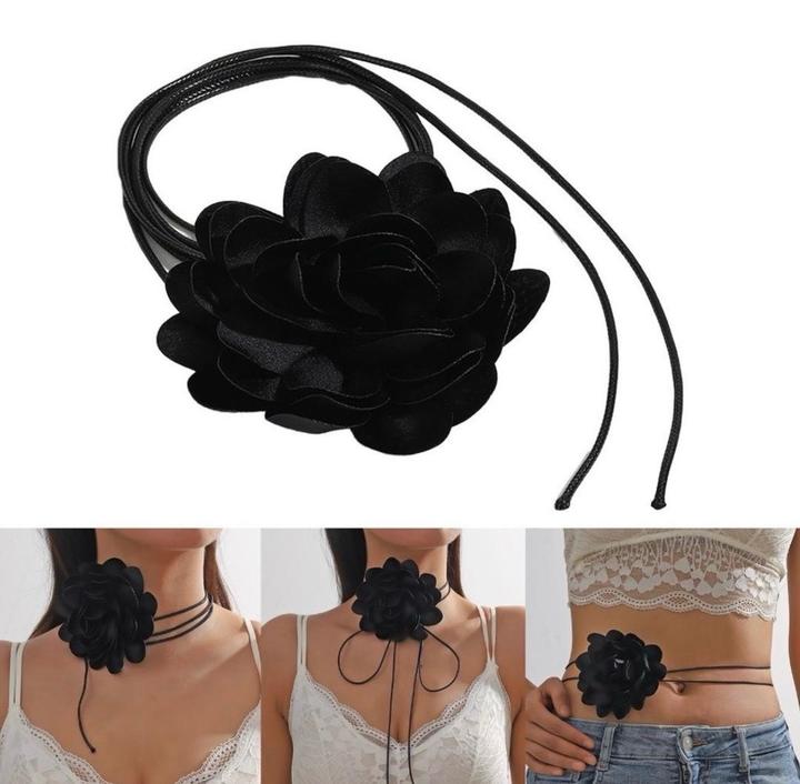 Новый чокер розочка