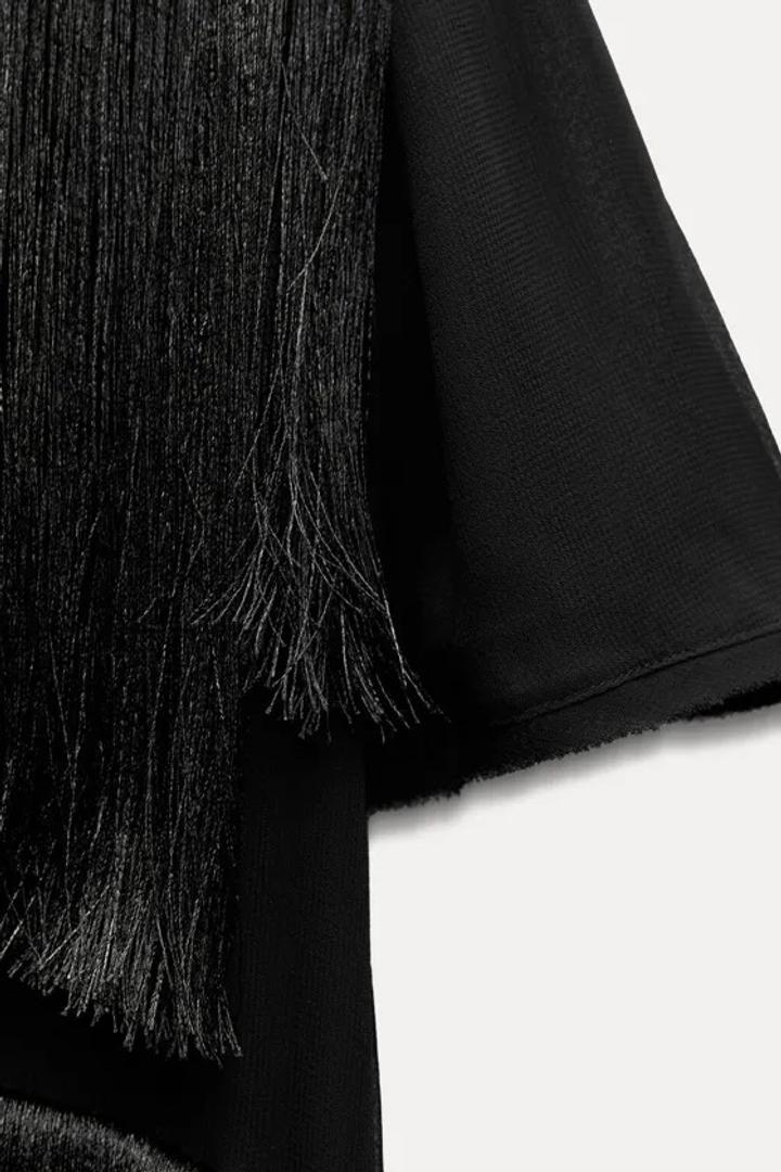 Платье с бахромой