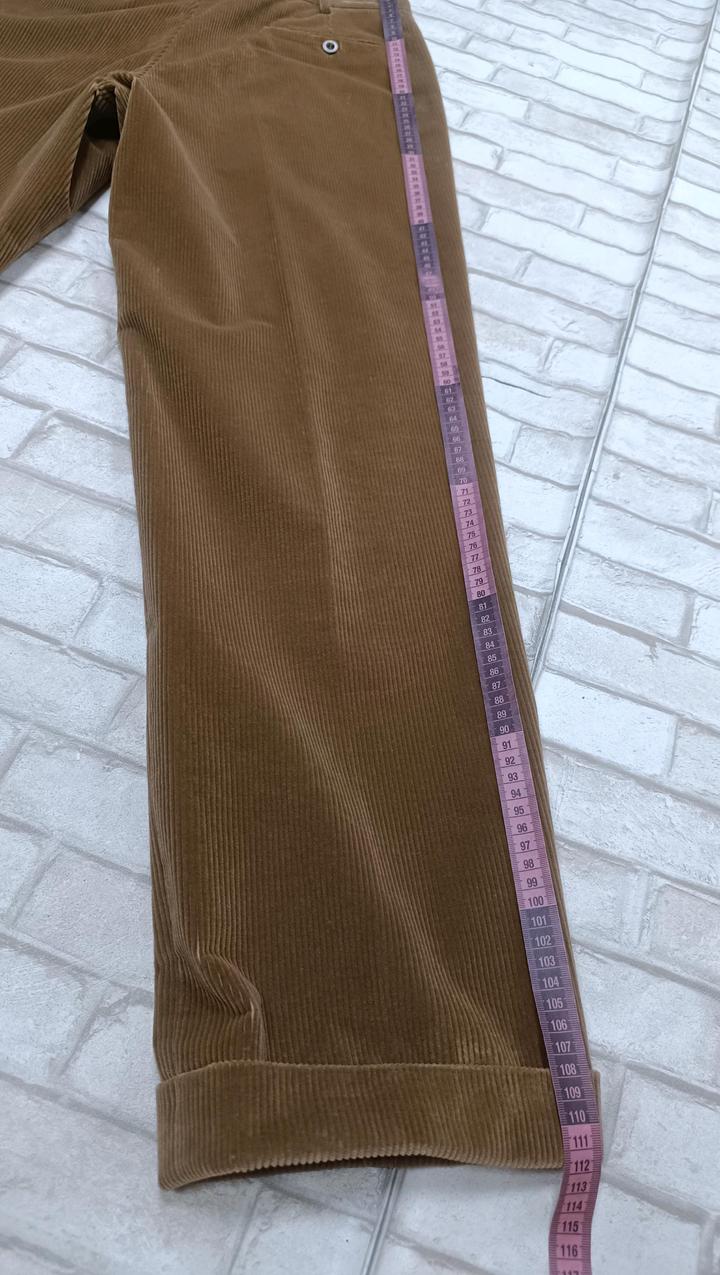 Мужские вельветовые коричневые брюки