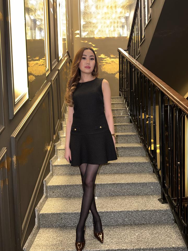 Платье твид