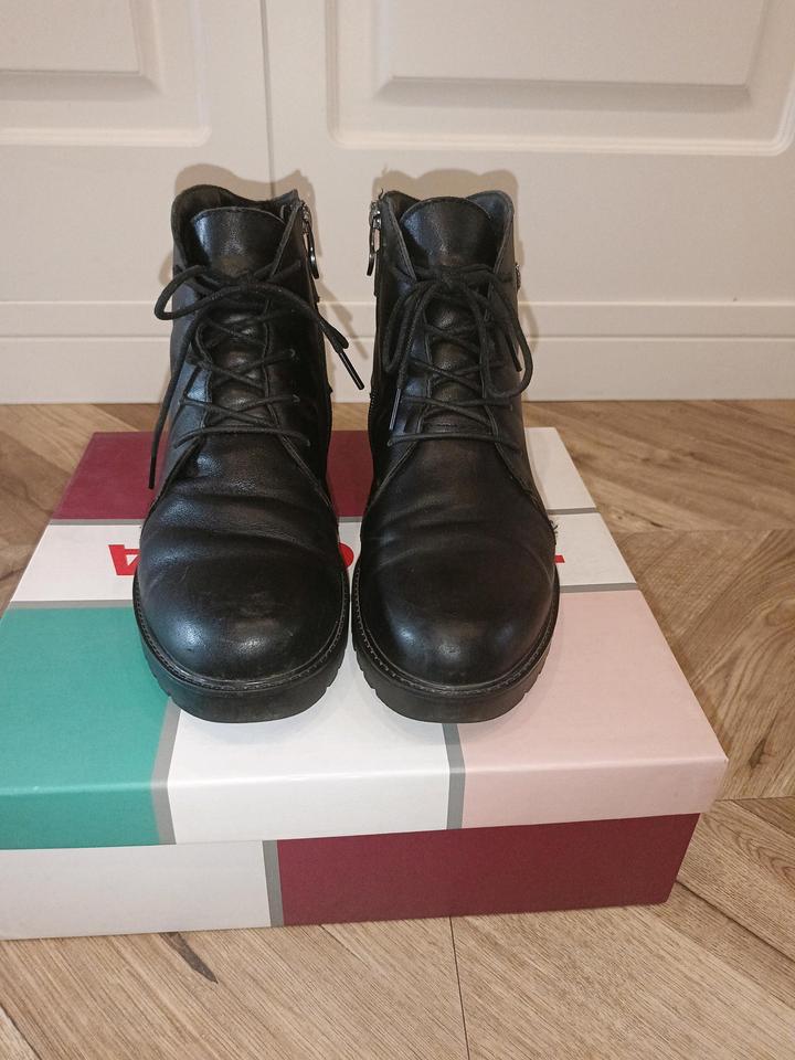 Ботинки кожаные зимние Tervolina