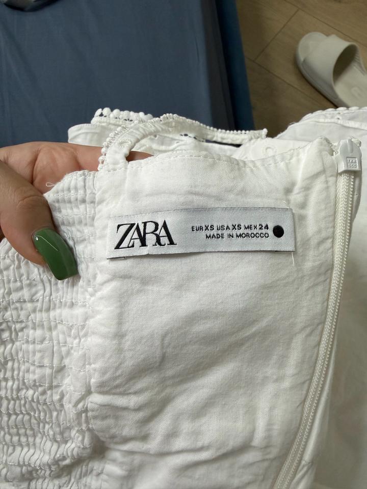 Белое платье Zara