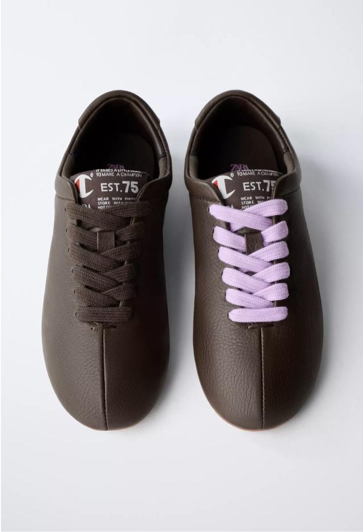 Кожаные кроссовки дерби