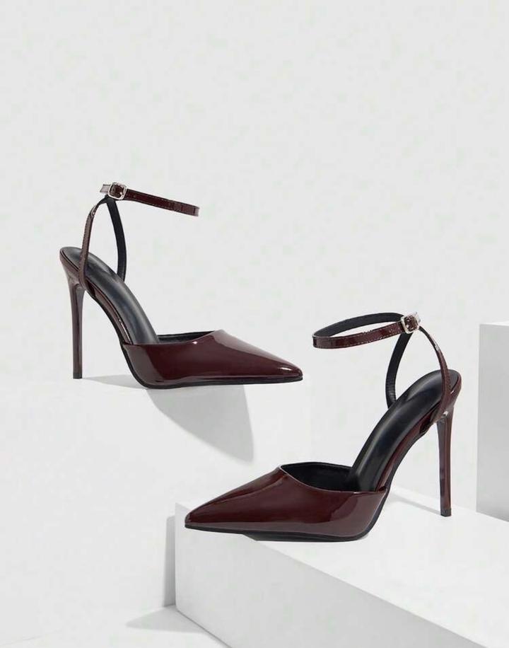 Лакированные туфли-слингбэки в стиле Louboutin — Новые