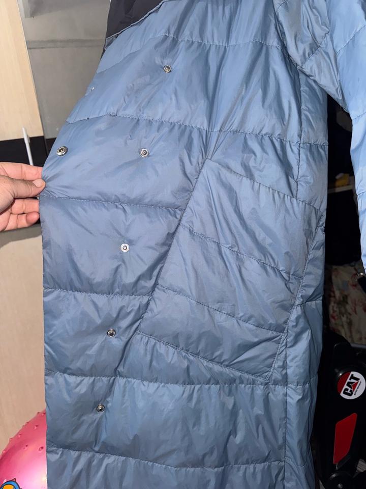 Женский тонкий пуховик с утиным пухом. Демисезонная