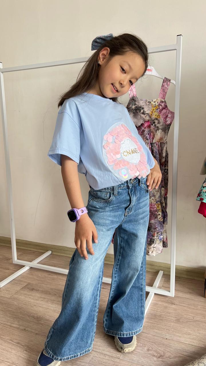 Джинсовые брюки