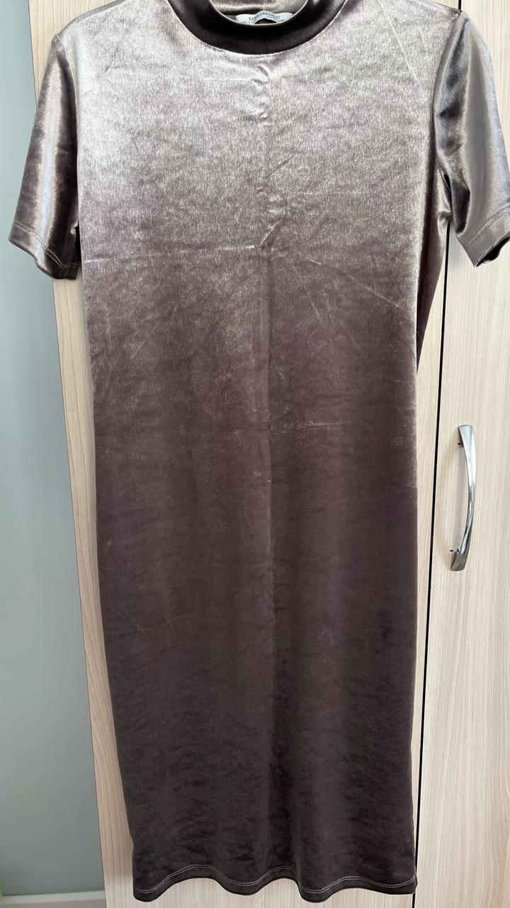 Платье велюр Zara