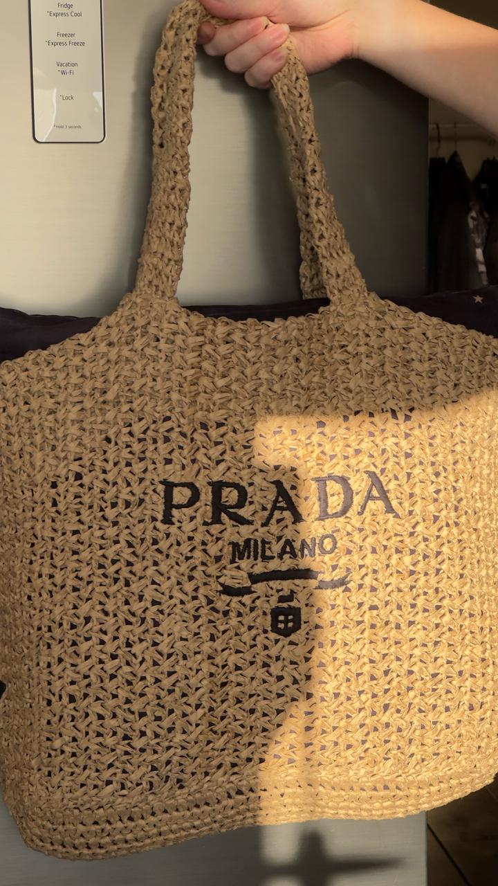 Сумка плетеная PRADA