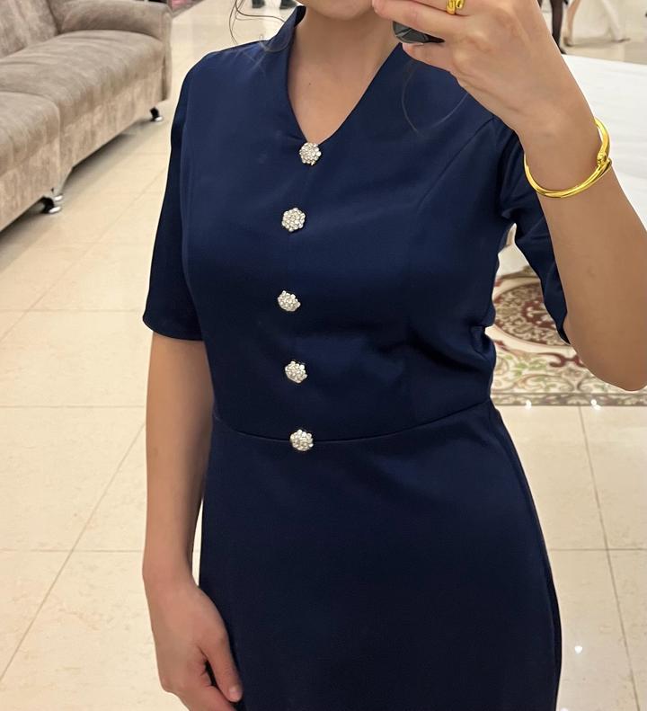 Синие вечерние платья