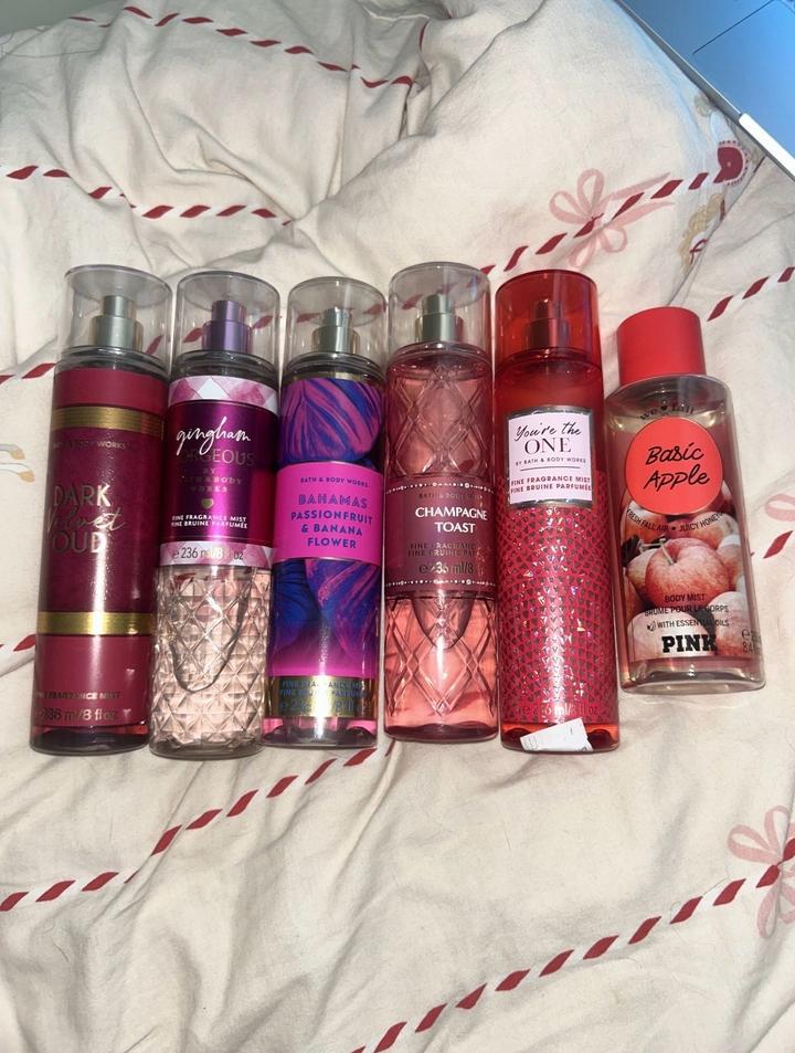 мисты victoria’s secret, bath&body works