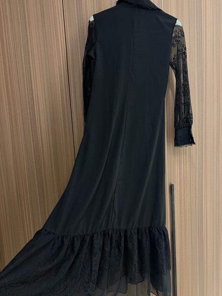 Новое платье с кружевом макси