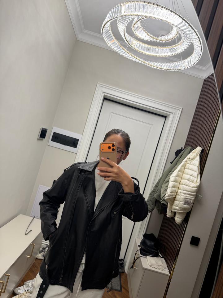 Косуха из натуральной кожи подходит до 48р