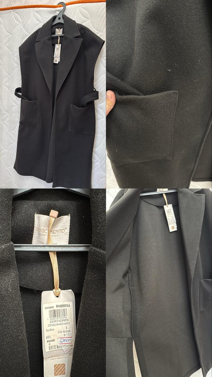 Пальто безрукавка женская