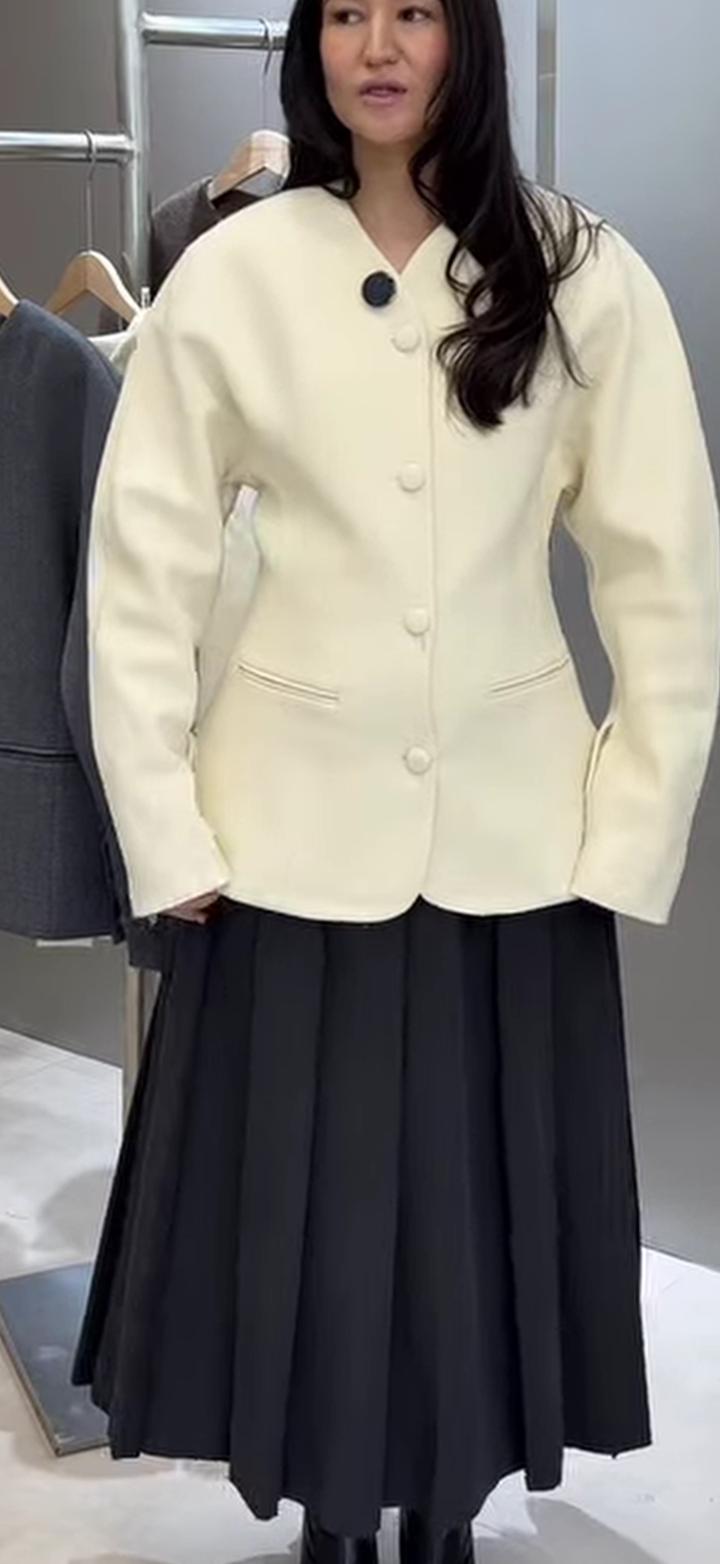 Белый пиджак Uno concept store