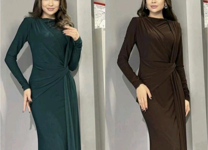 Бордовые платье