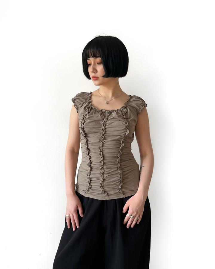 текстурная майка anna nicola