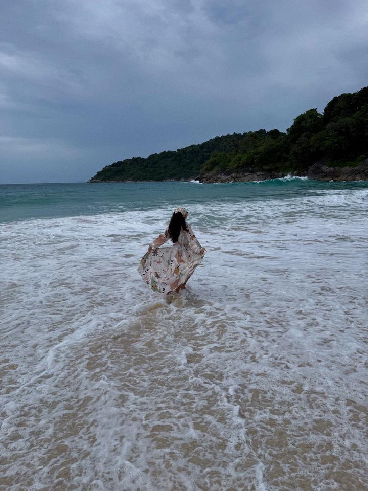 Пляжная накидка -платье