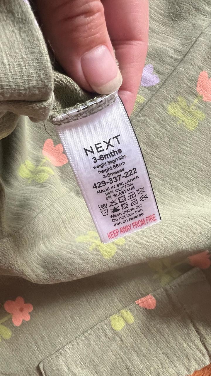 Ромпер Next, 3-6 мес , состояние нового