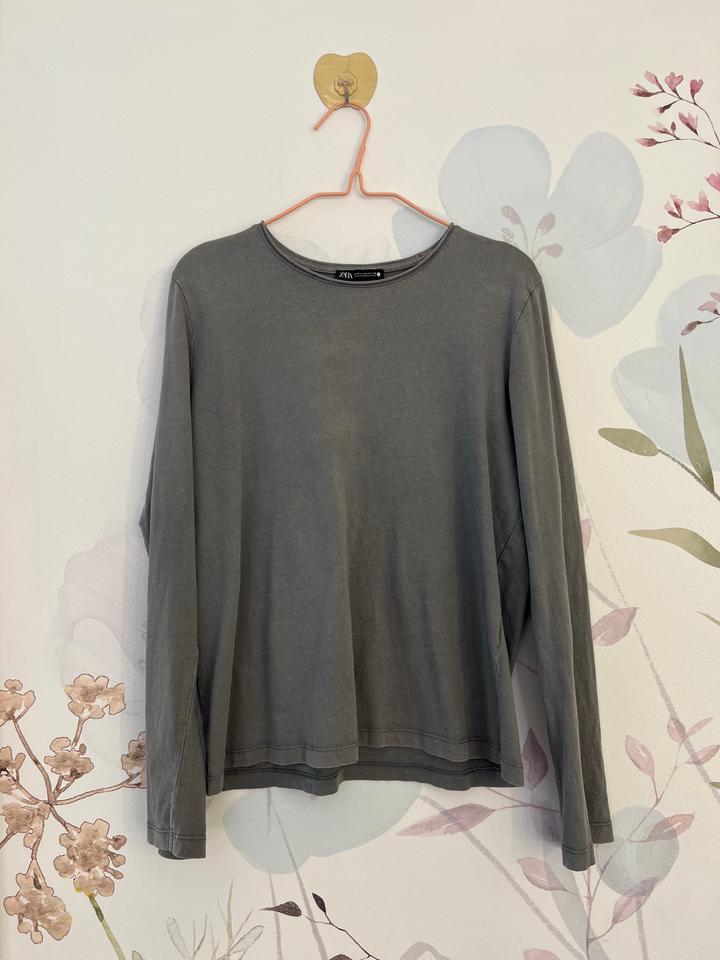 Базовый лонгслив Zara
