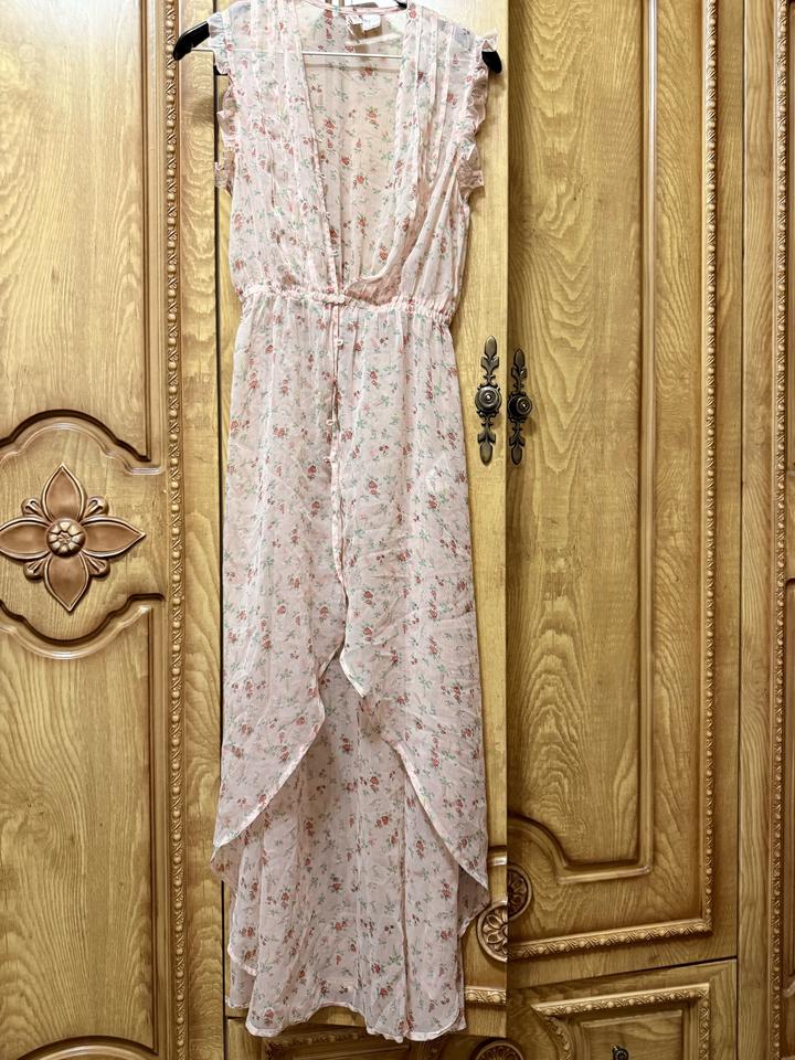 Нежная прозрачная накидка H&M в цветочный принт 🌸