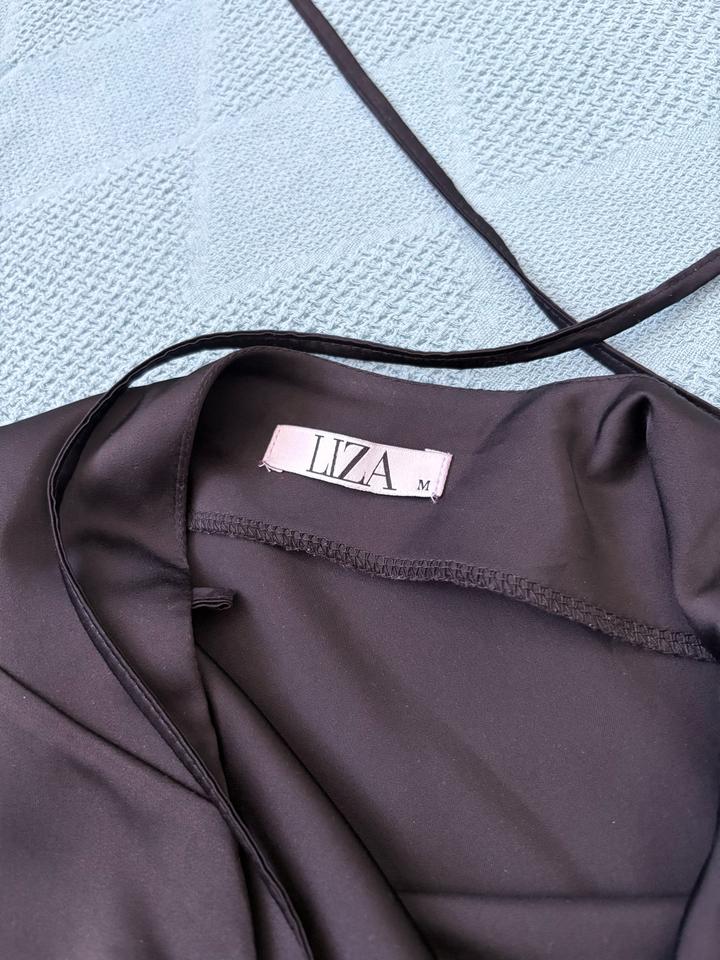 Атласное платье-комбинация