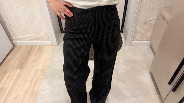 Брюки в полоску