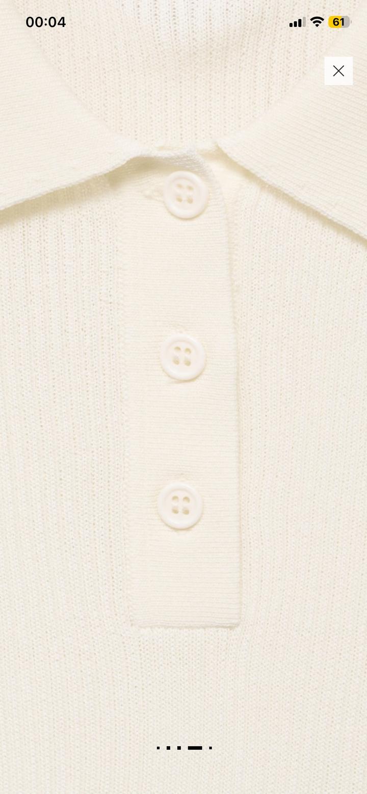 ДЖЕМПЕР С ВОРОТНИКОМ ПОЛО И КОРОТКИМИ РУКАВАМИ