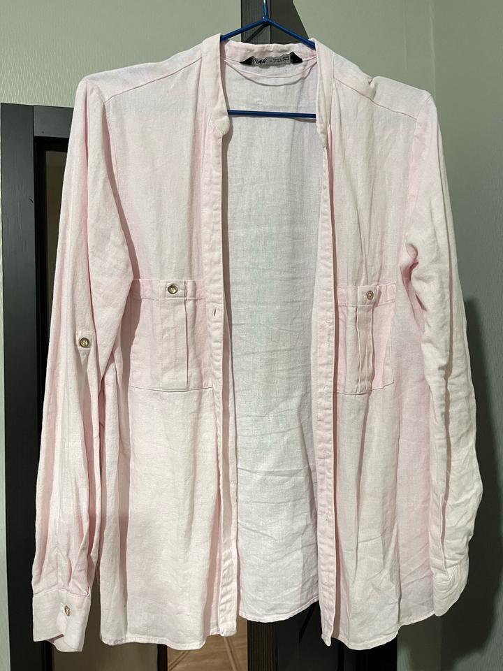 Розовая рубашка Zara