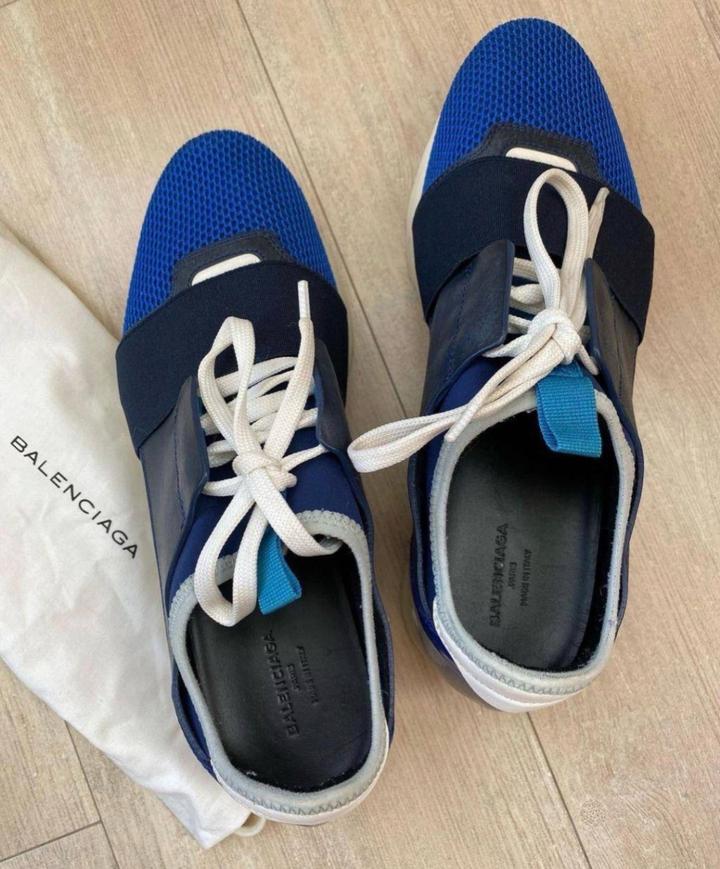 Balenciaga оригинал Размер: 37 Стильные и редкие кроссовки в насыщенном синем