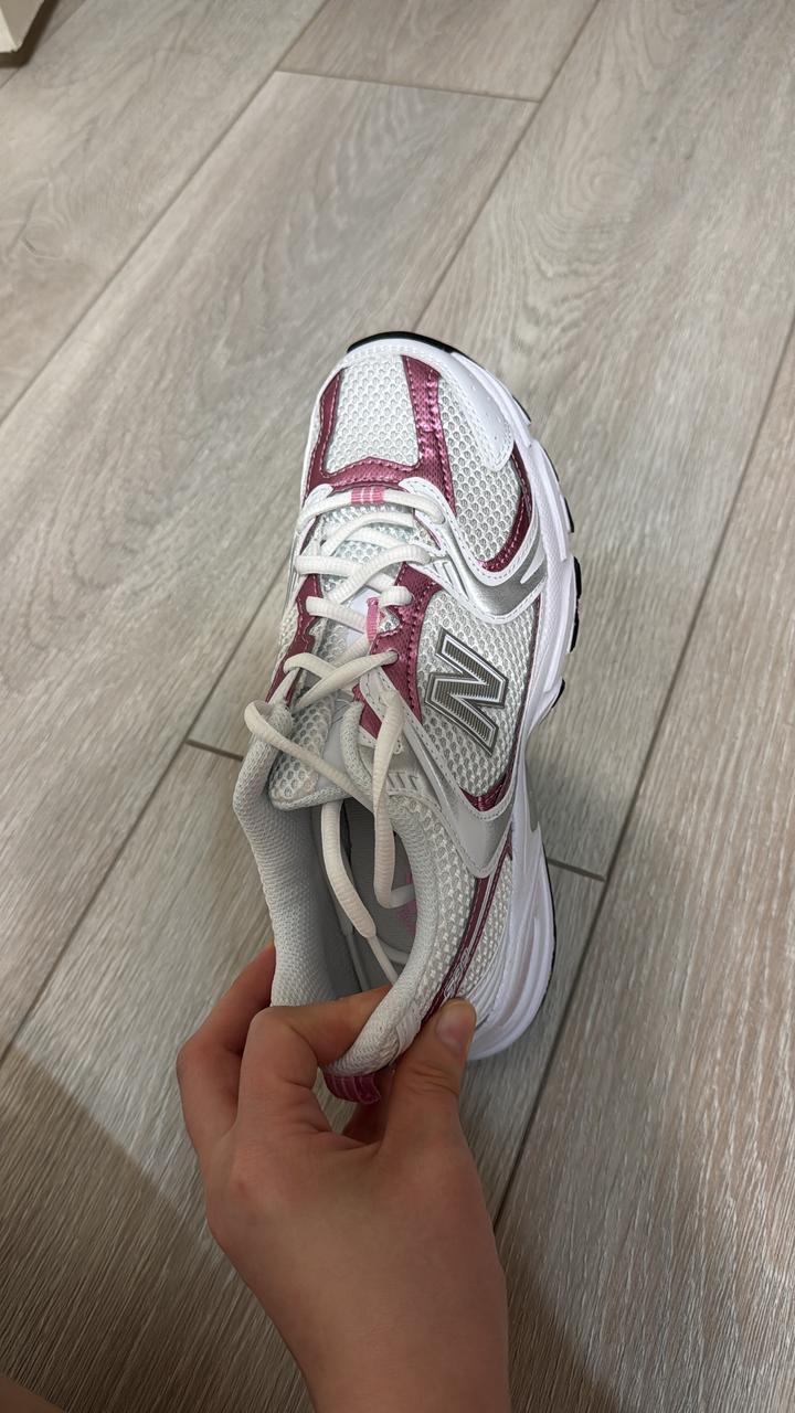 New balance 530 pink silver