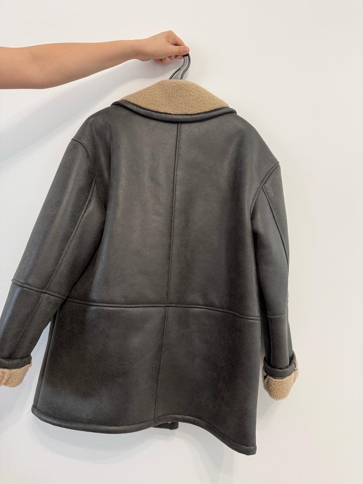 Дубленка из искусственного меха