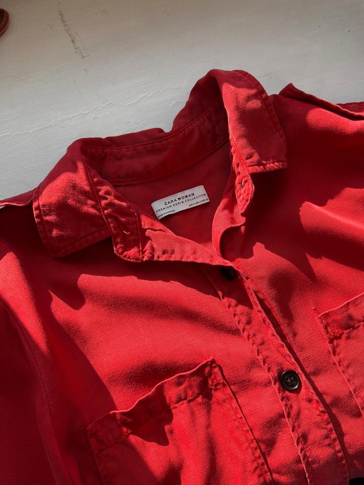 Рубашка Zara premium denim collection