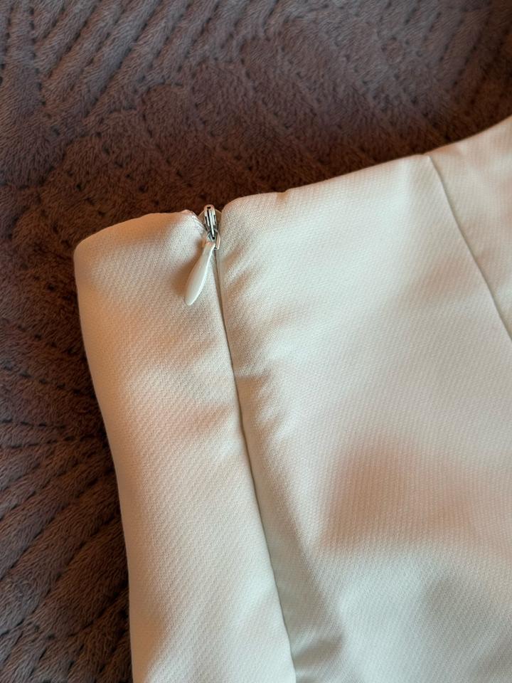 Белая юбка-шорты ZARA