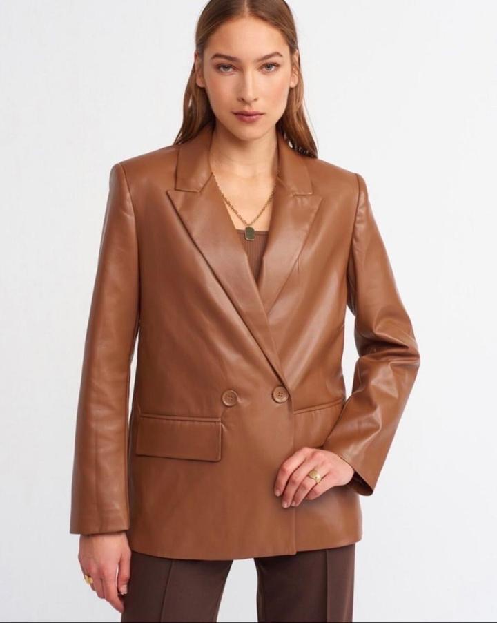 Кожаный пиджак