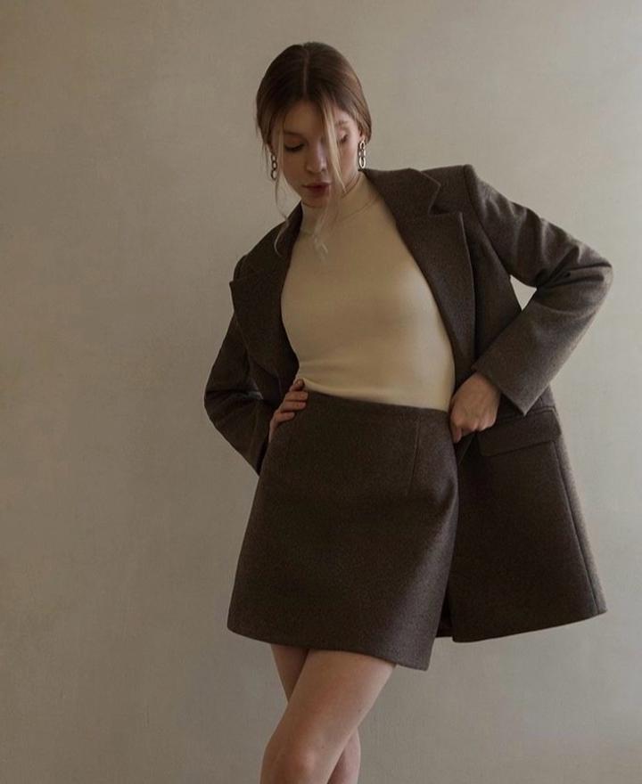 Пиджак из плотной ткани