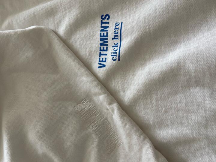 Худи Vetements белое