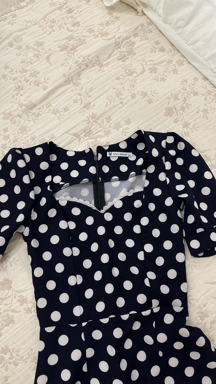 Темно-синее платье от MiraSezar