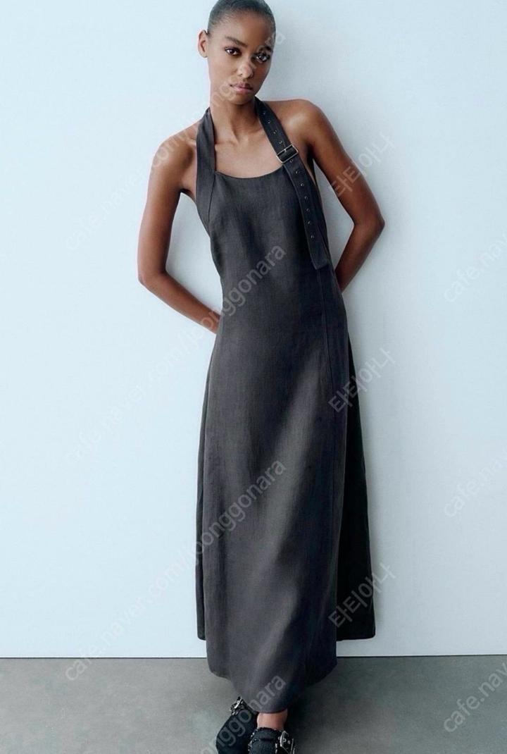 Льняное платье ZARA