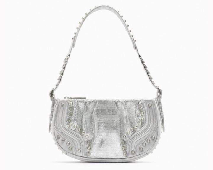 Zara сумка со стразами y2k