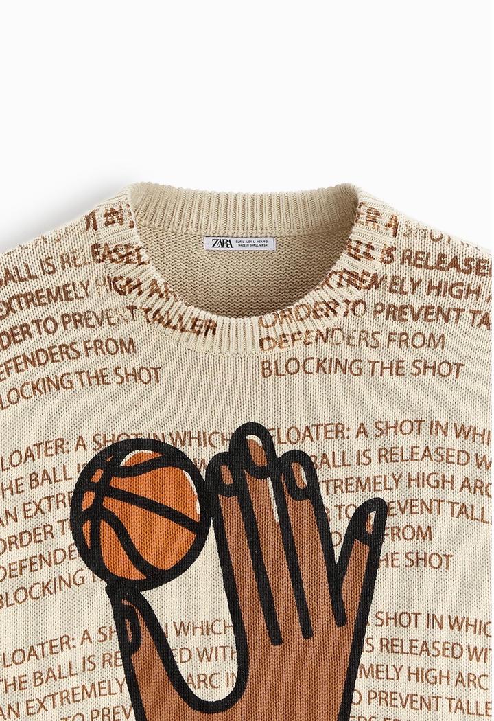 Свитер из хлопка Zara