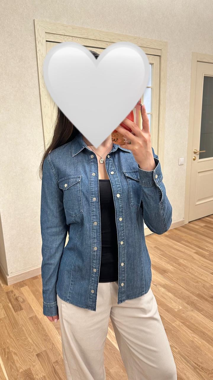 Рубашка джинсовая Massimo Dutti