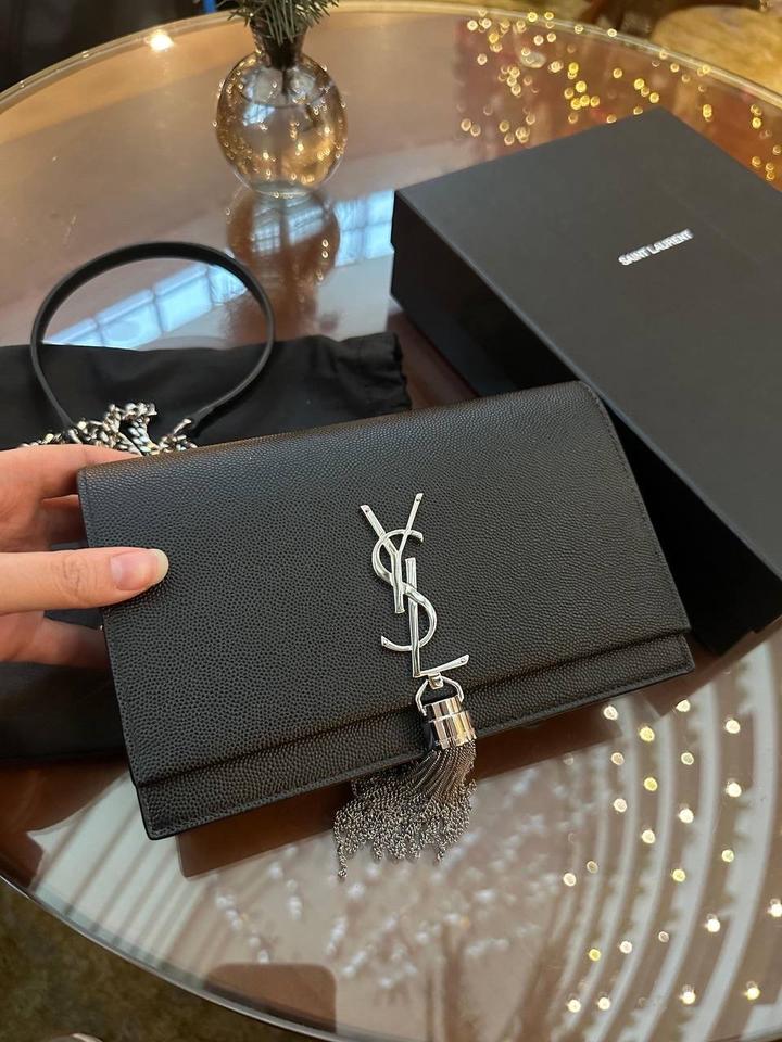 Сумка Saint Laurent Kate with tassel